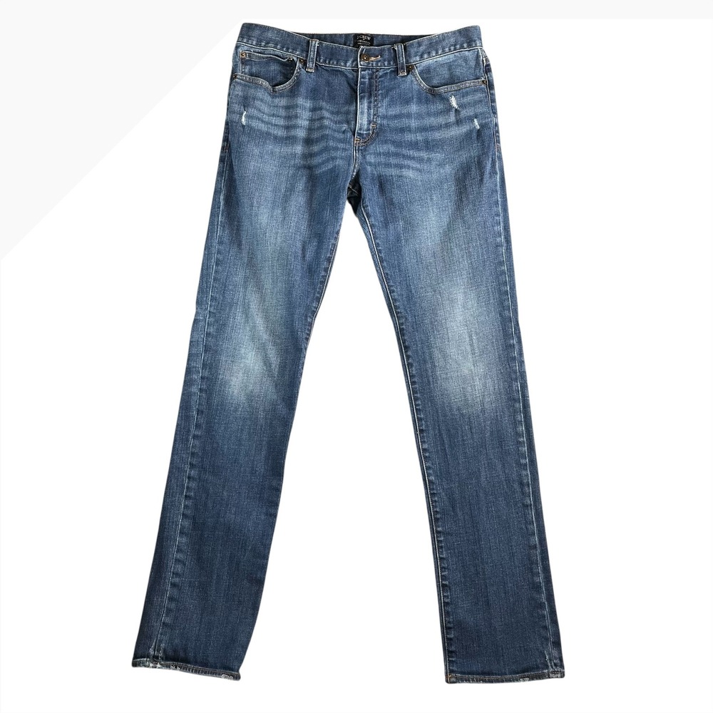 J.Crew Factory‎ Men's Distressed The Driggs Jeans Size 34x34